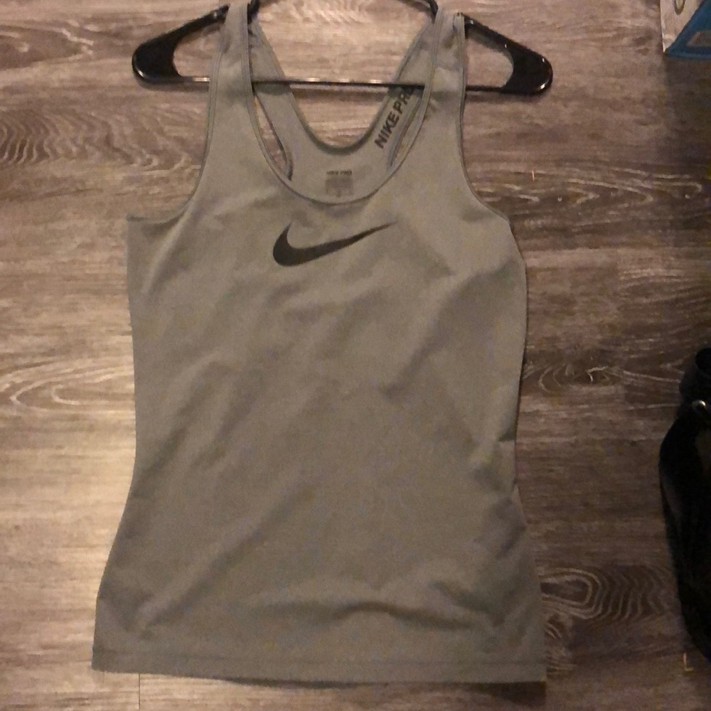 Nike dri fit grey Tank M